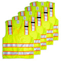 Tr Industrial Class 2 High Visibility 5-Point Breakaway Safety Vest, XXXL, 5-pk TR5PBA-XXXL-5PK